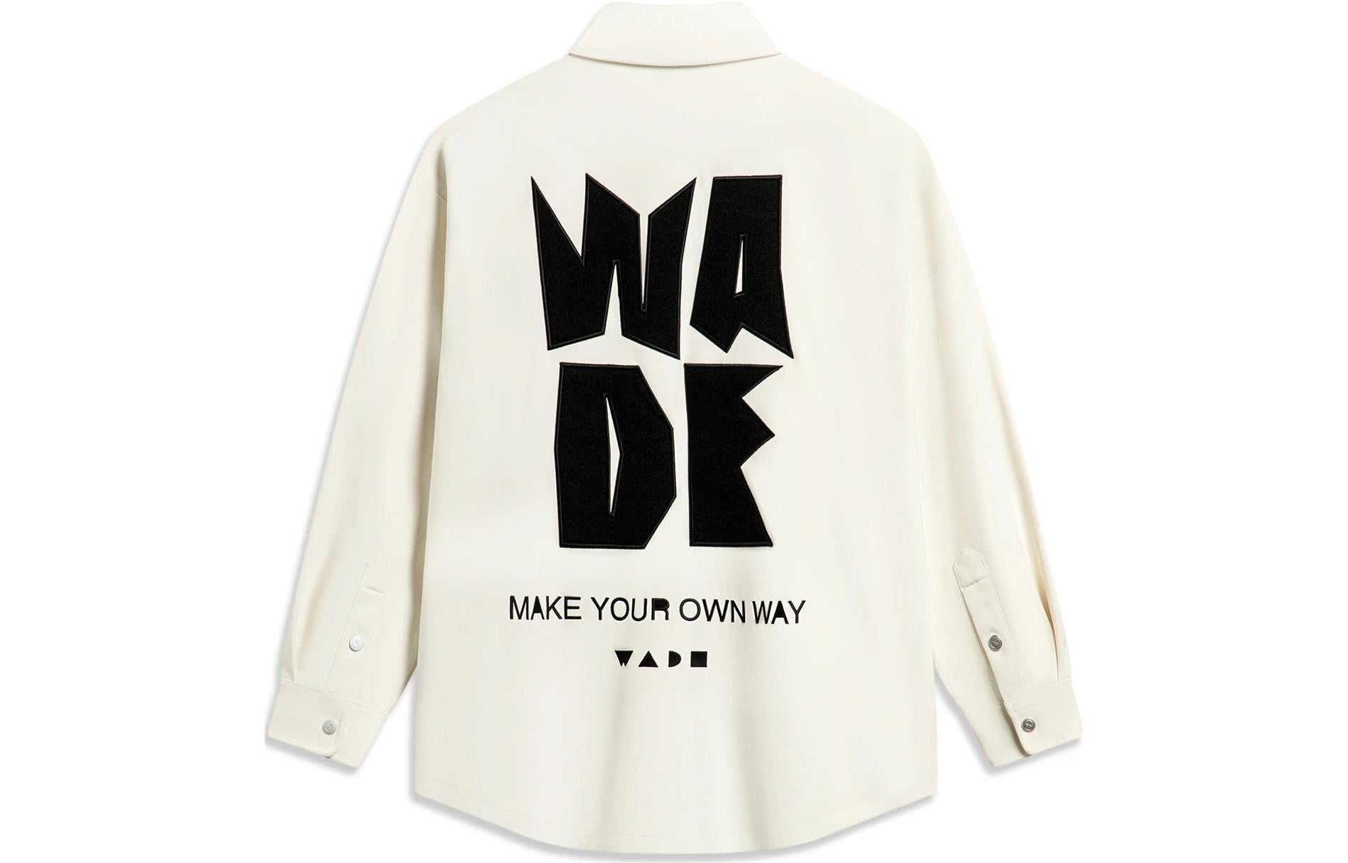 Li-Ning x Way Series Lifestyle Shirt 'White Black' AFDT695-4 - 2