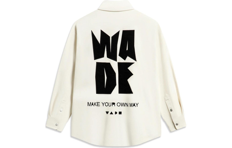 Li-Ning Li-Ning x Way Series Lifestyle Shirt 'White Black' AFDT695-4 outlook