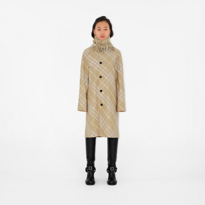 Burberry Mid-length Reversible Check Gabardine Car Coat outlook