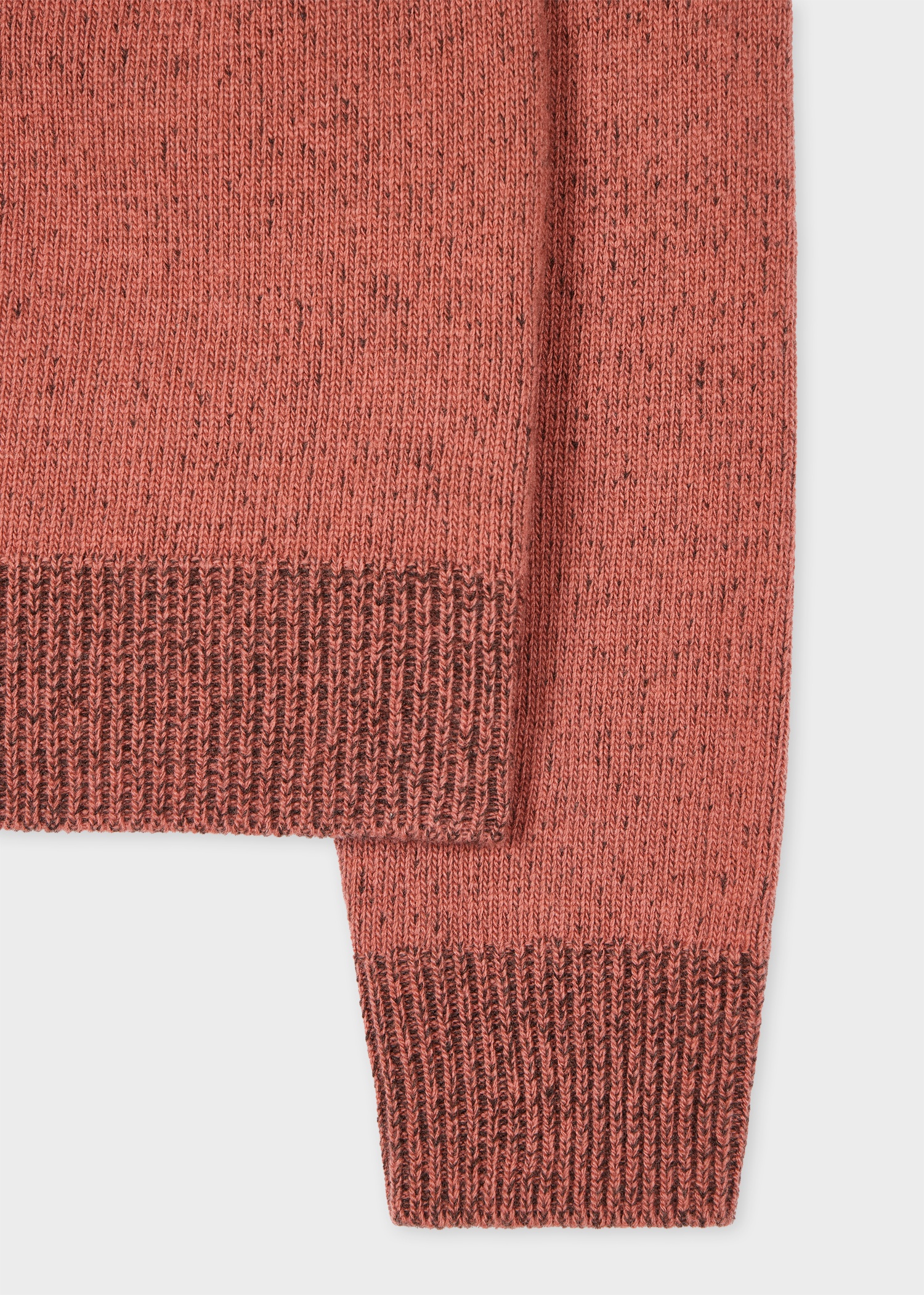 Pale Red Lambswool Cardigan - 2
