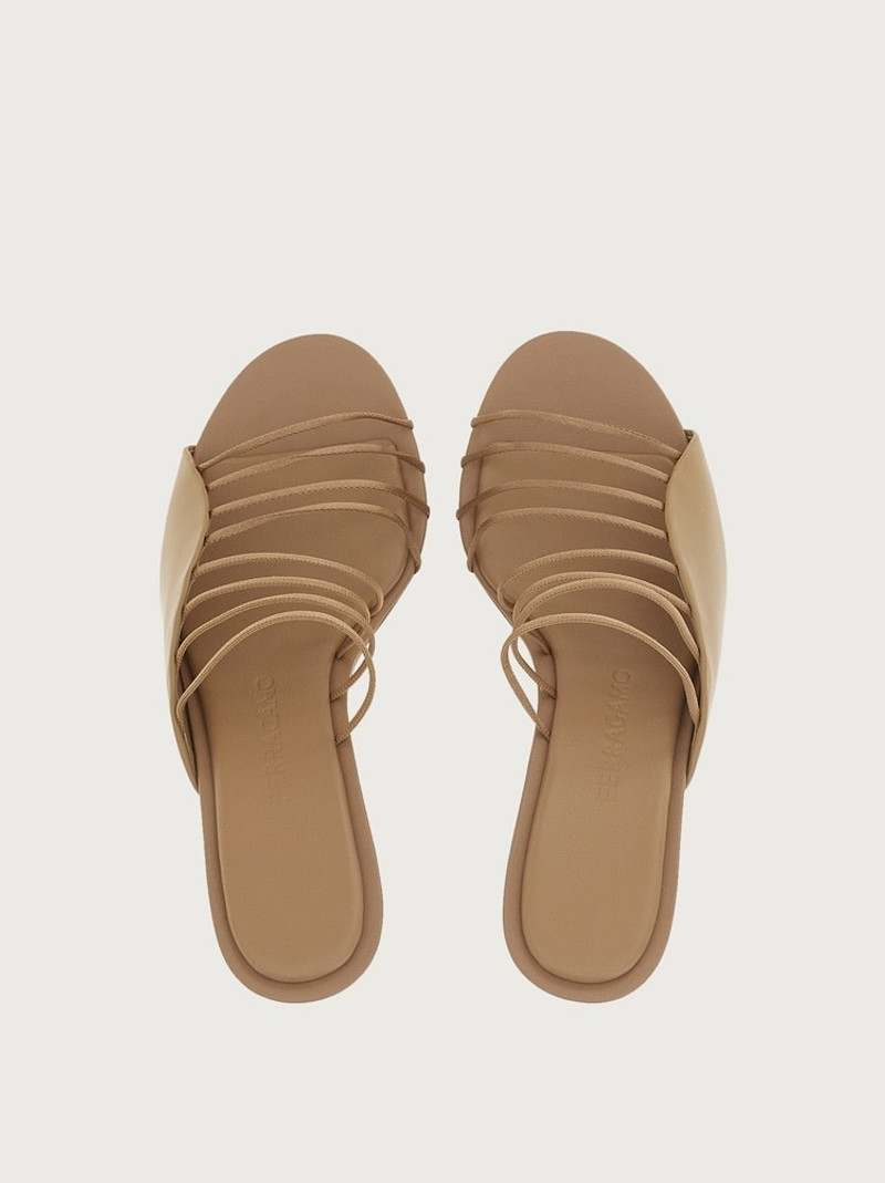 OPEN-TOE SANDALS WITH SHAPED HEEL 2
