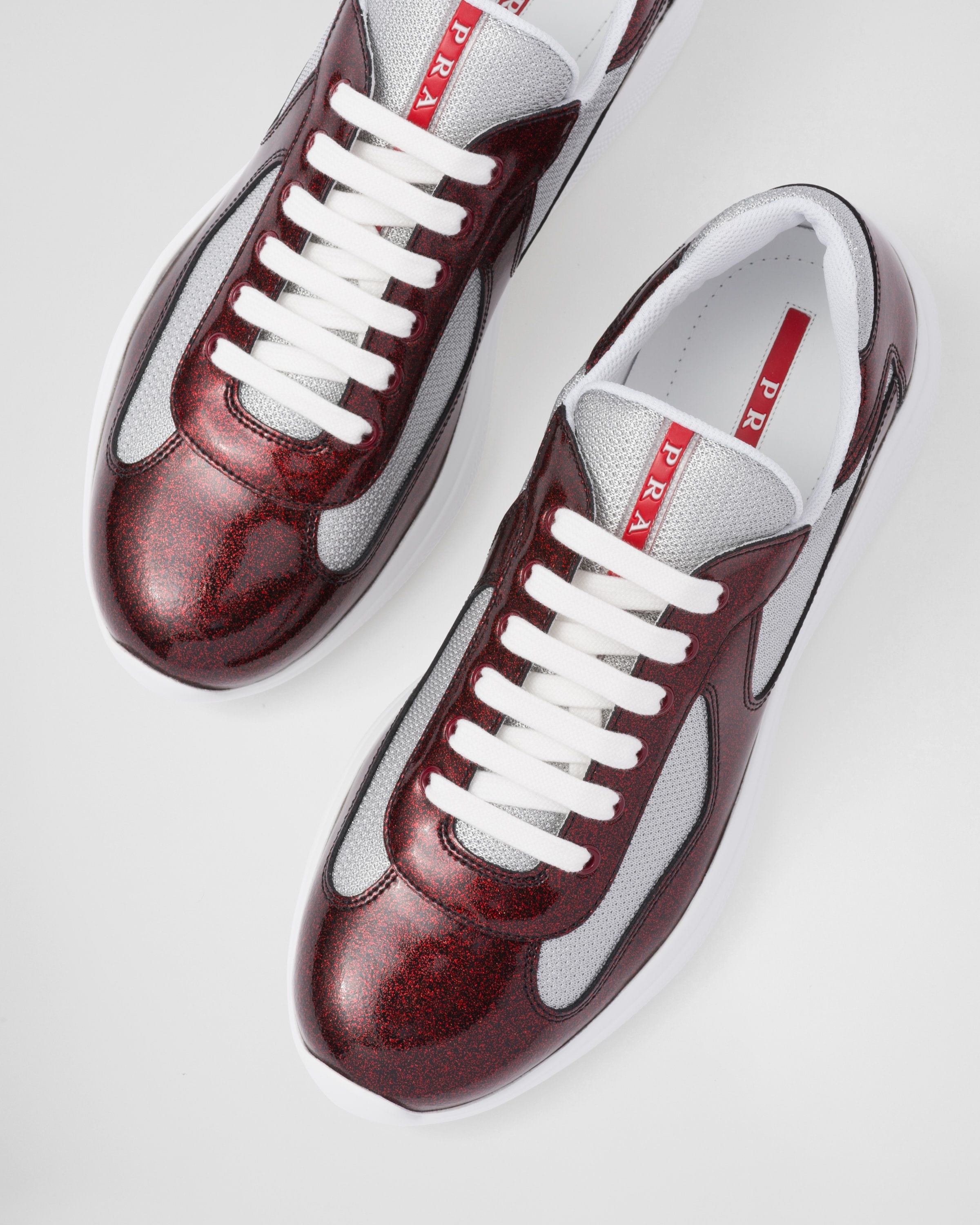 Prada America's Cup patent leather and bike fabric sneakers - 6