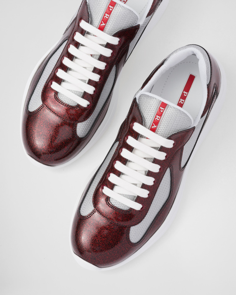 Prada America's Cup patent leather and bike fabric sneakers 6