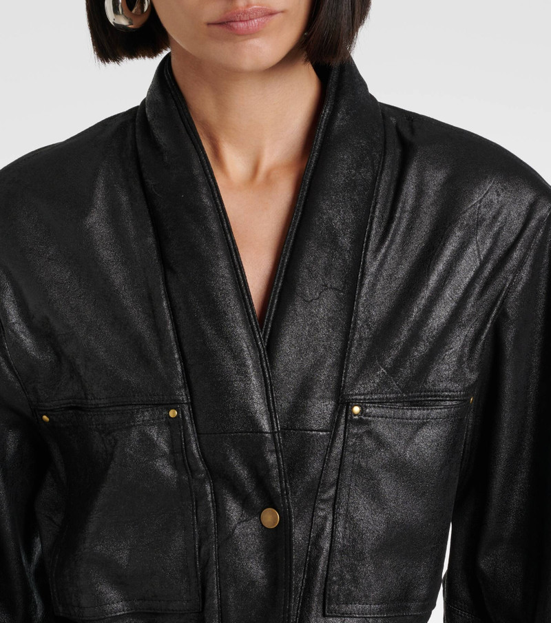 Faux leather jumpsuit 4