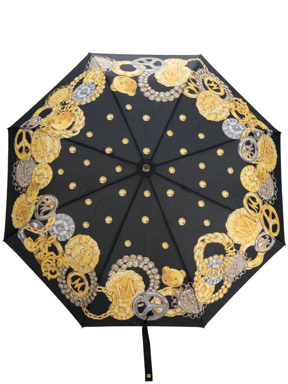 chain logo print umbrella - 1