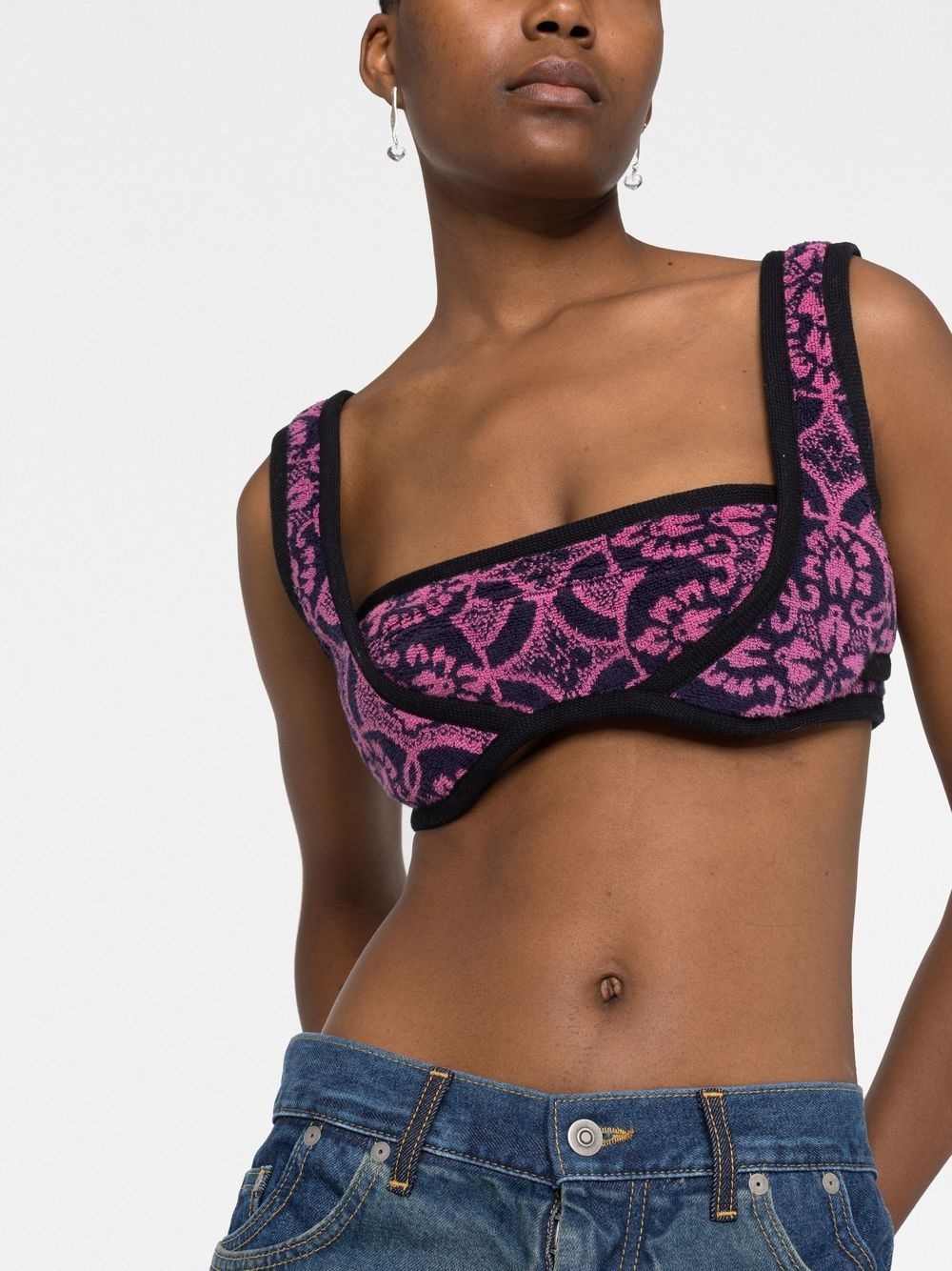Oriental Towels cropped top - 5