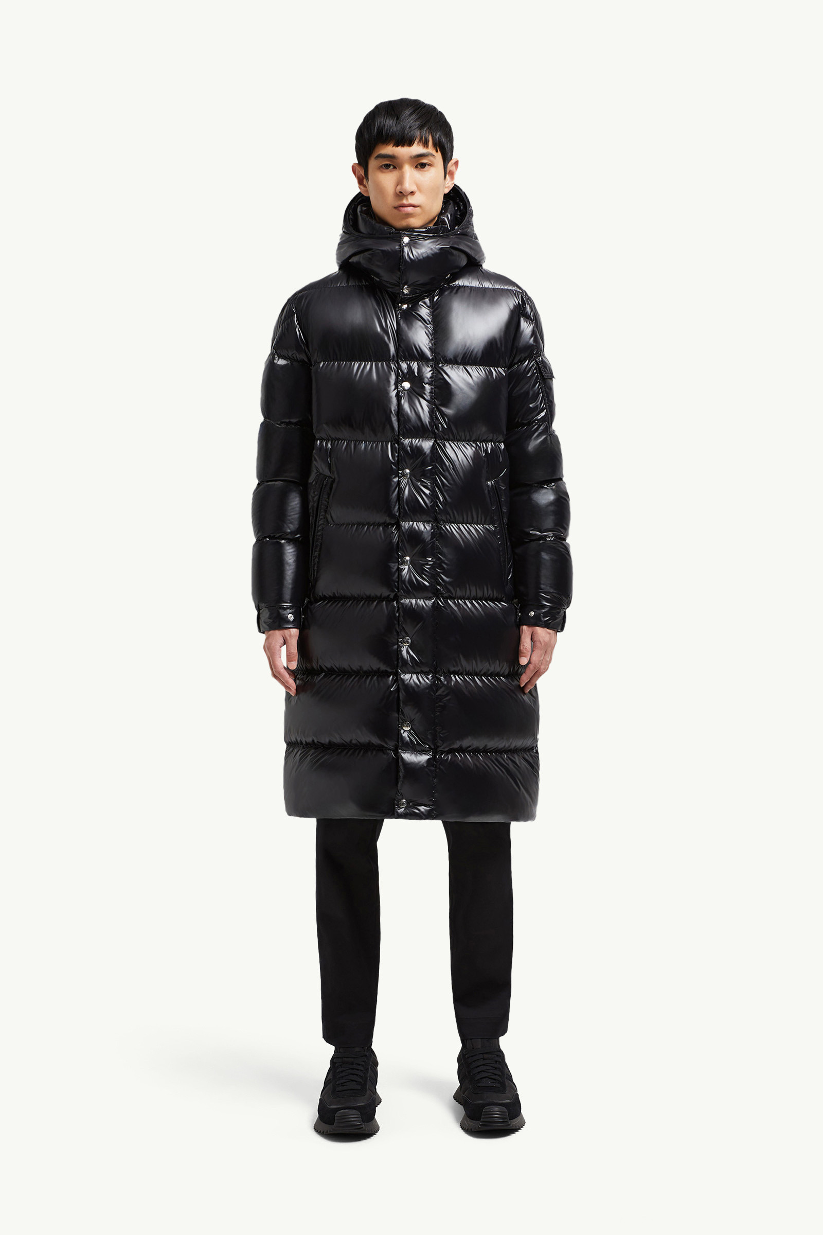 Hanoverian Hooded Square-Quilted Long Down Jacket - 3