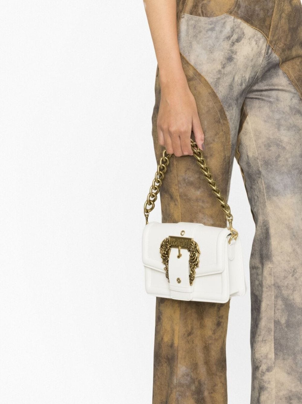 Couture logo-plaque shoulder bag - 3