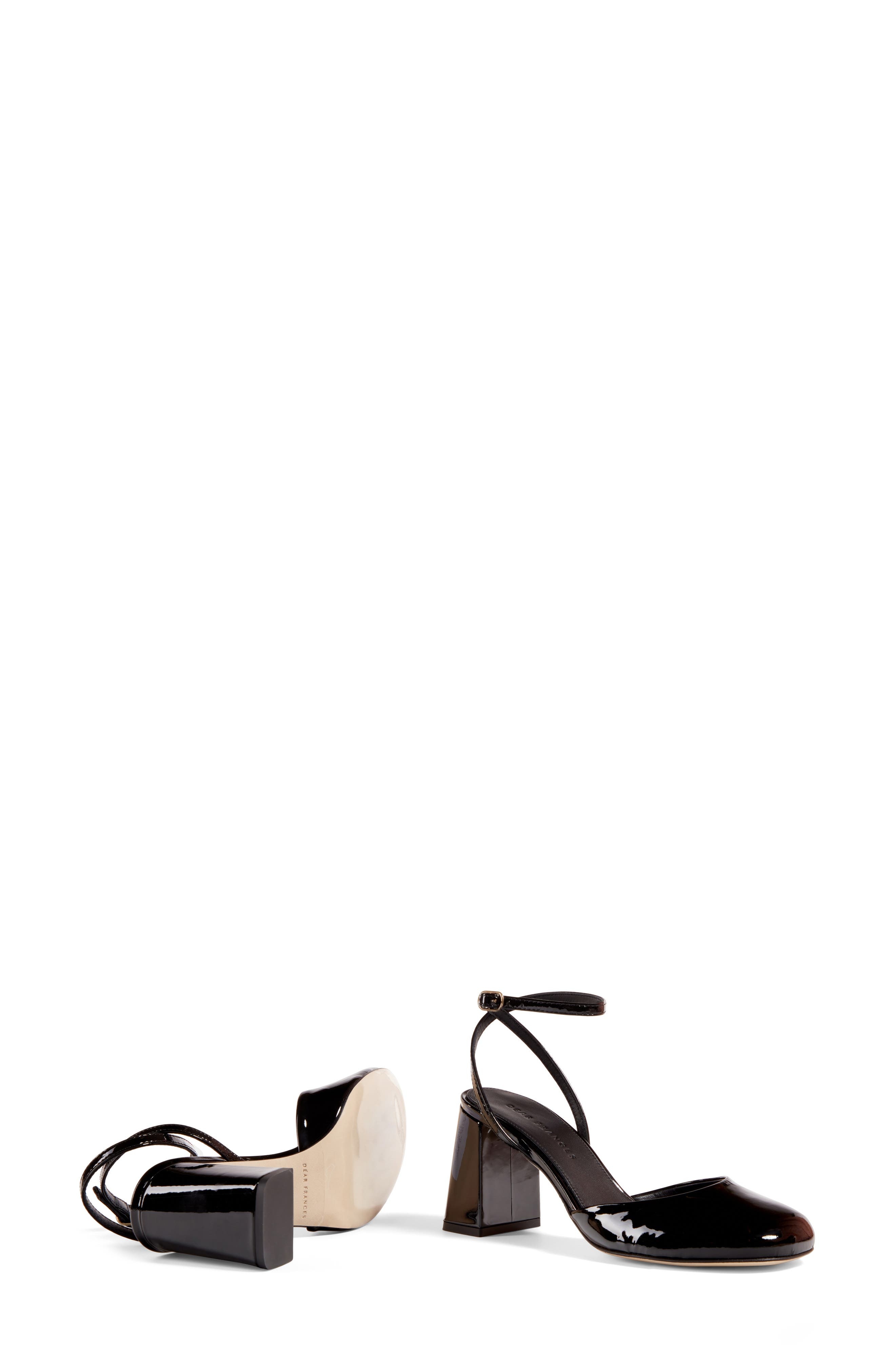 Dear Frances Harlow Ankle Strap Pump in Black at Nordstrom - 4