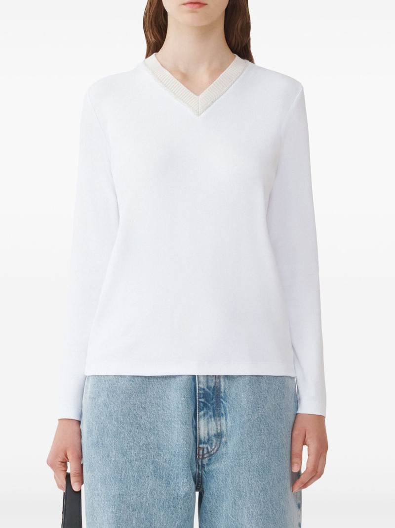 jersey v-neck t-shirt 3