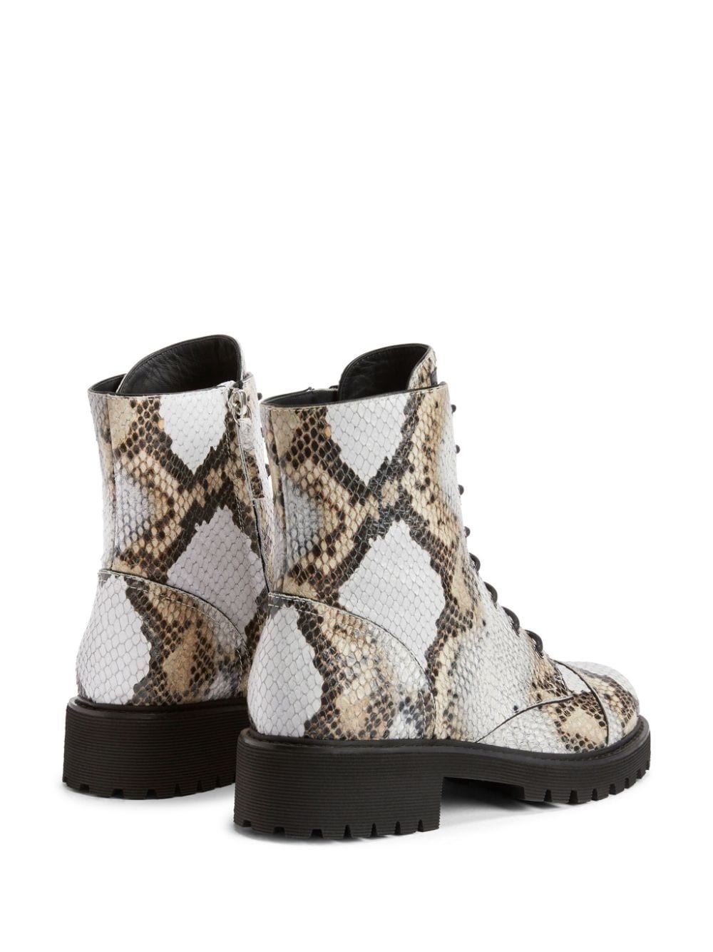 Thora snakeskin-effect ankle boots - 3