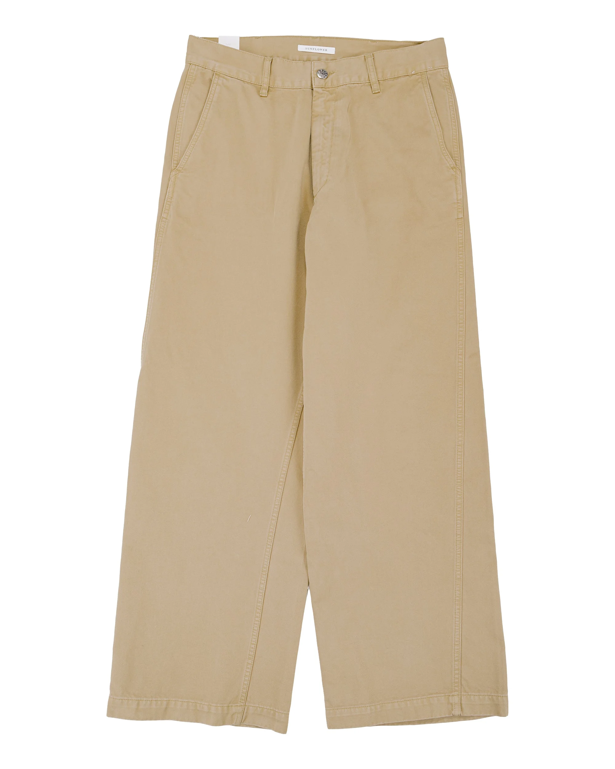 Wide Twist Chino Khaki - 1
