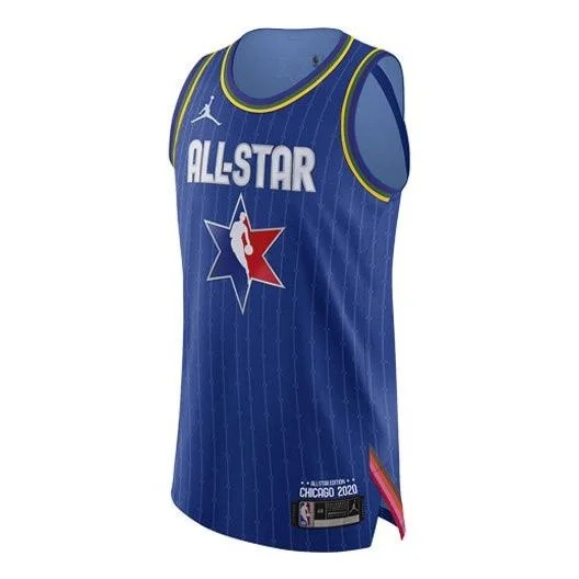 Nike NBA All-Star Edition Authentic Jersey AU For Men Blue CJ1033-495 - 1