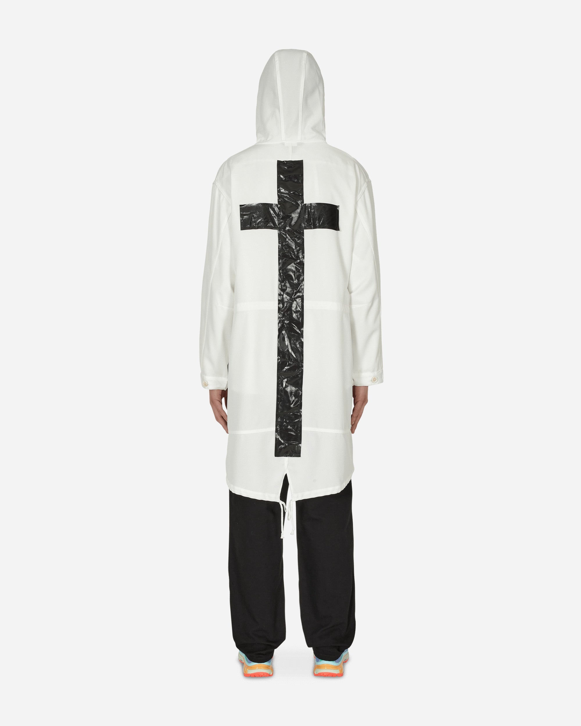 Engineer Tarpaulin Cross Coat White - 3
