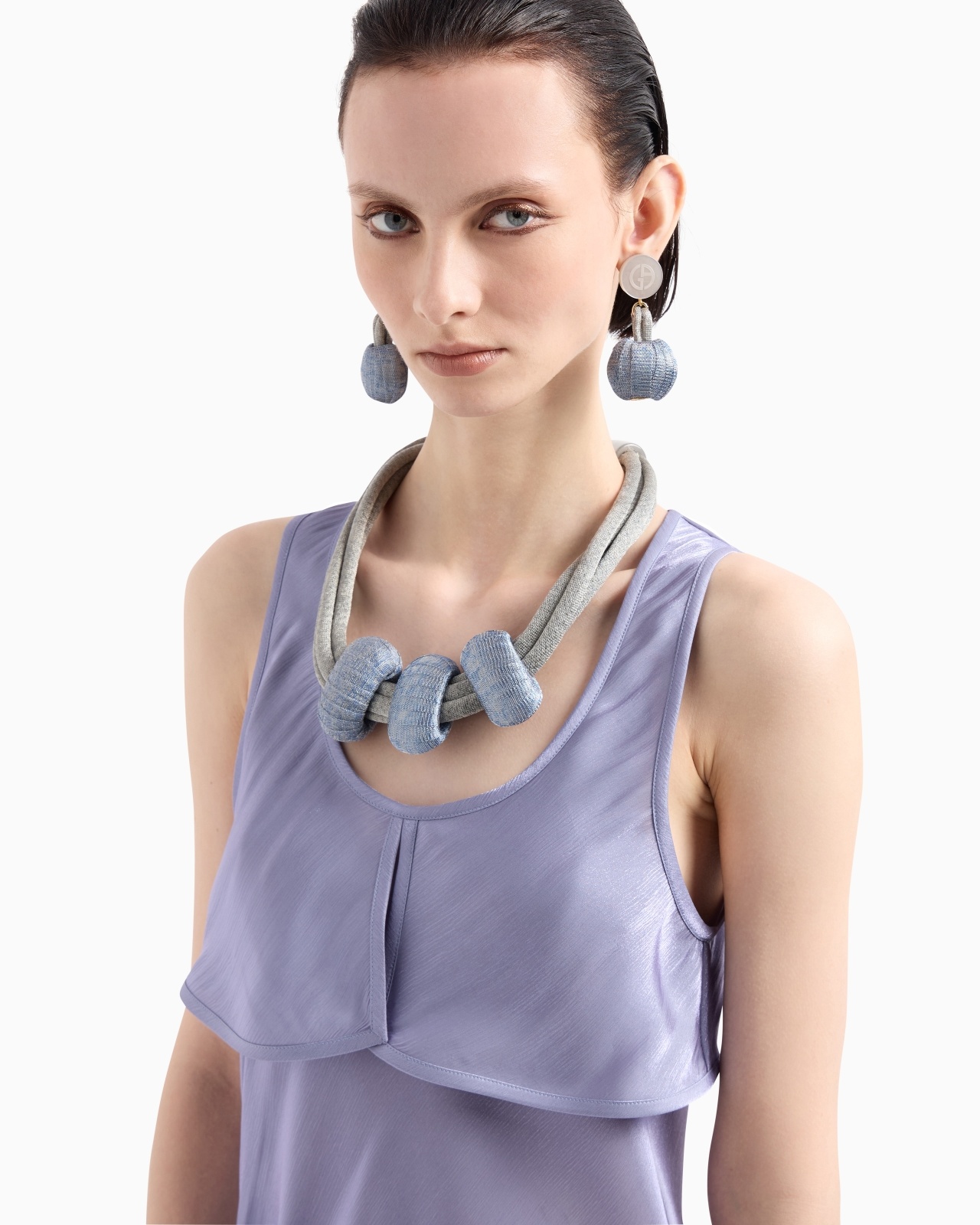 SHINY FABRIC TOP - 4