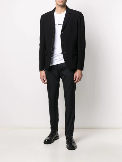 Diesel zipped slim-fit blazer outlook