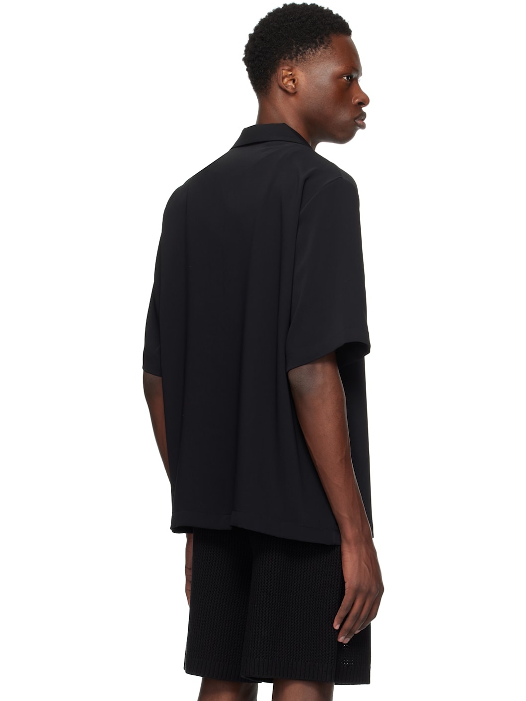 Black 'AMIRI' Camp Collar Shirt - 3