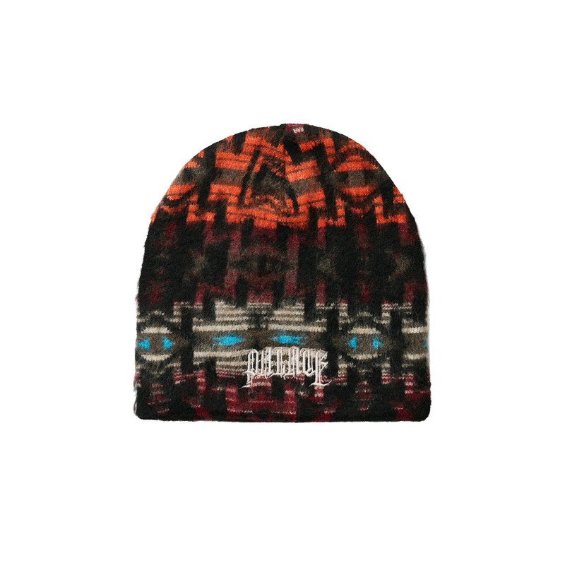 OLDE ENGLISH FURRY NEIN CUFF BEANIE NAVAJO BROWN 1