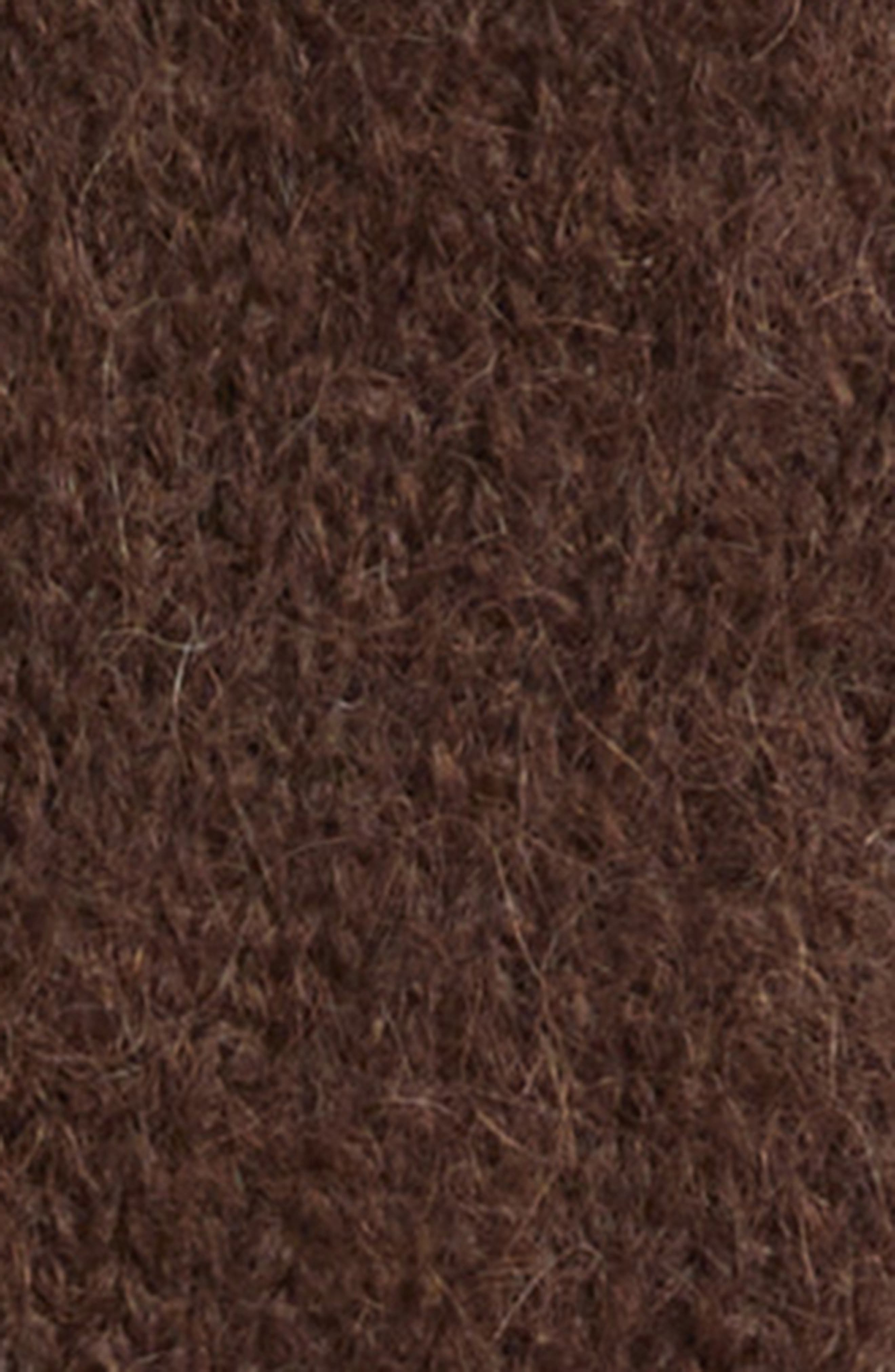 The Elder Statesman Thistle Alpaca Blend Cardigan in Wenge at Nordstrom - 7