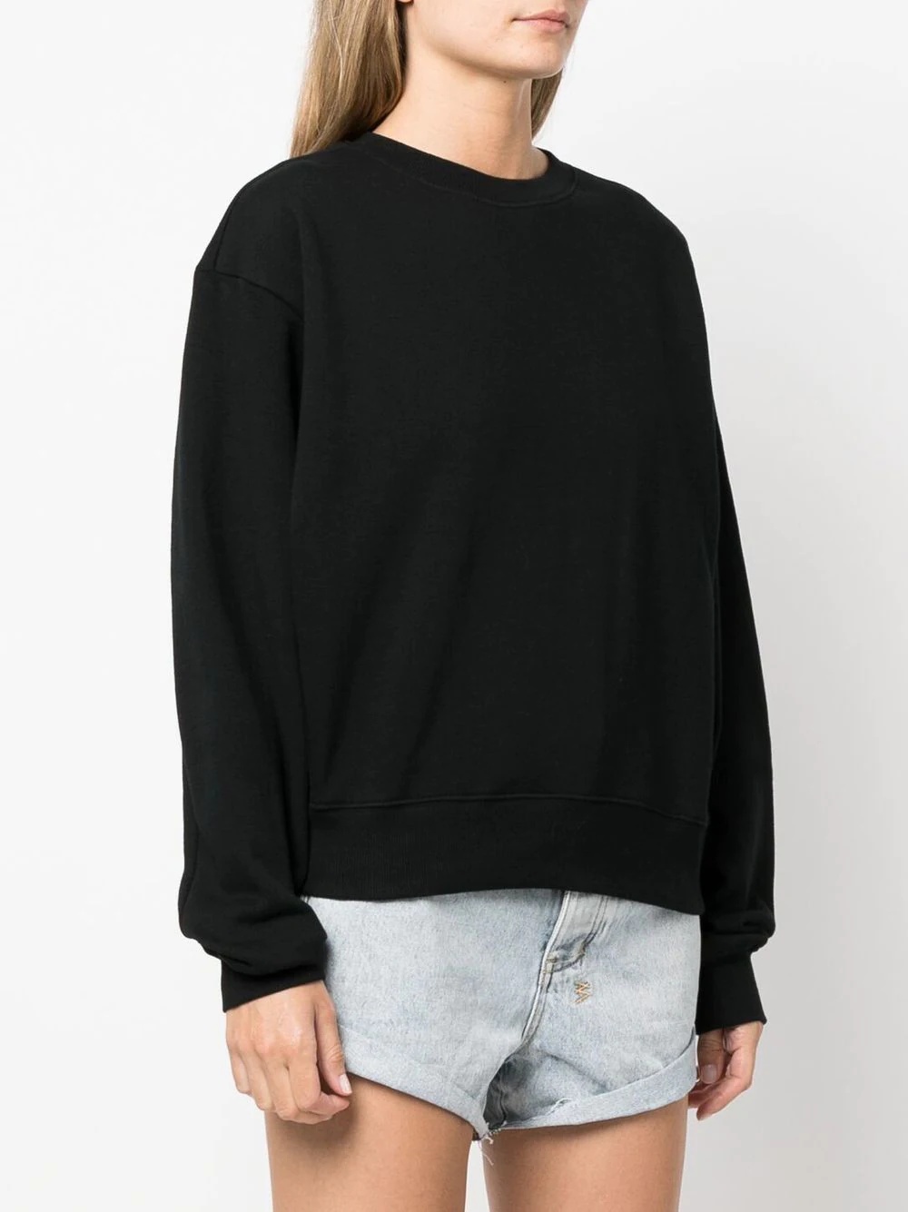 relaxed-cut round-neck jumper - 3