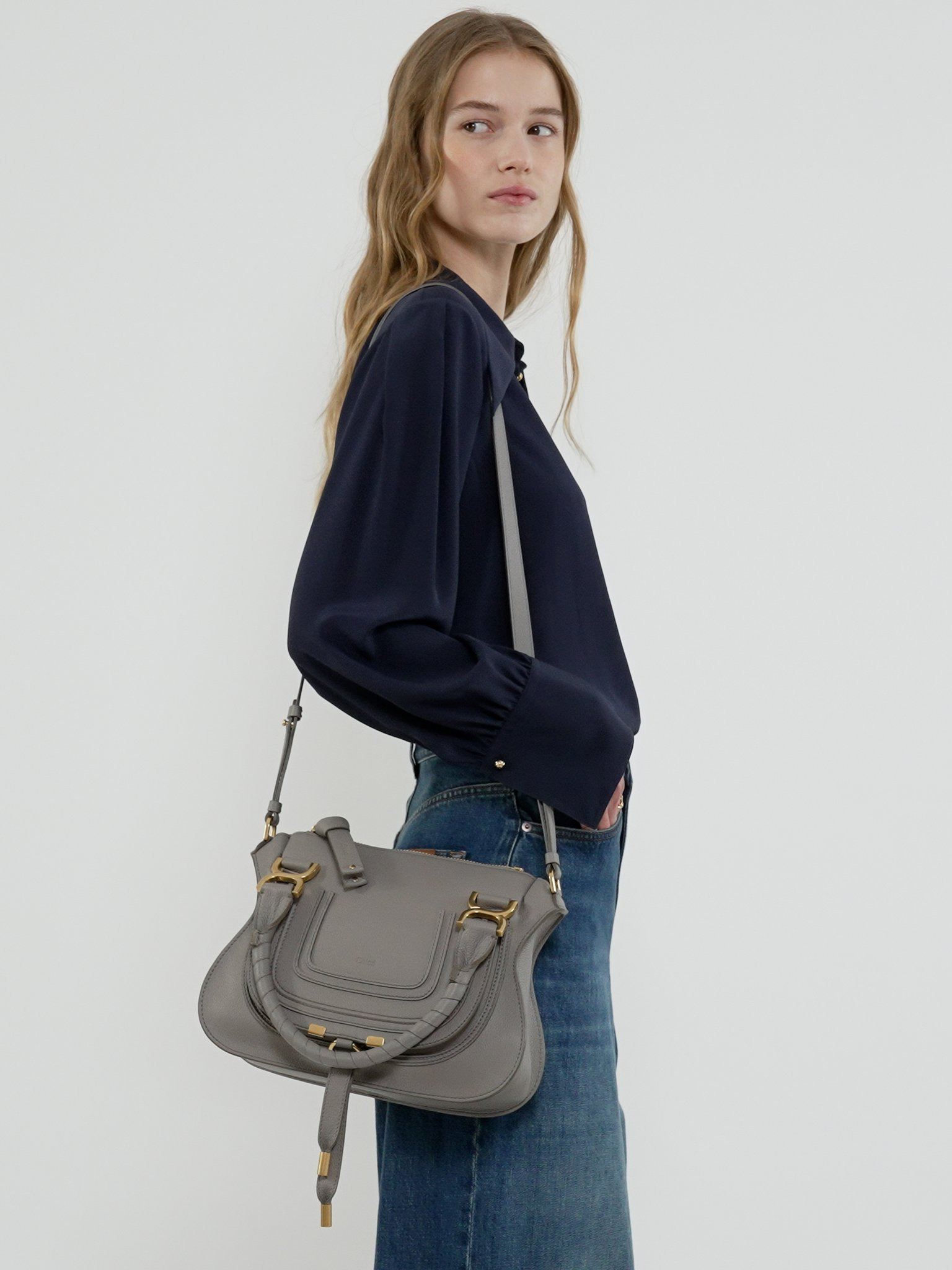 MARCIE SMALL DOUBLE CARRY BAG - 4