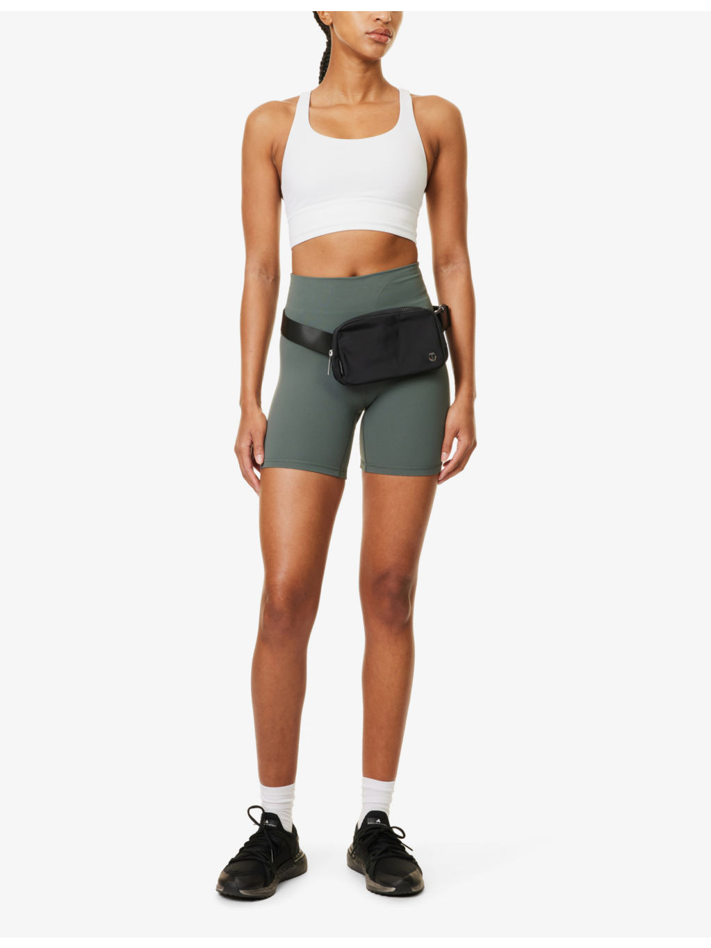 Energy Longline Cross-Back Stretch-Woven Bra - 2