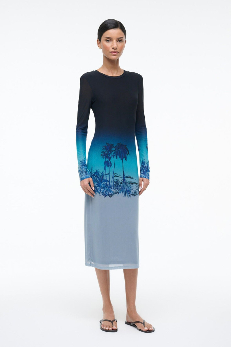 STAUD RAVEN DRESS CALIFORNIA DREAMS 3
