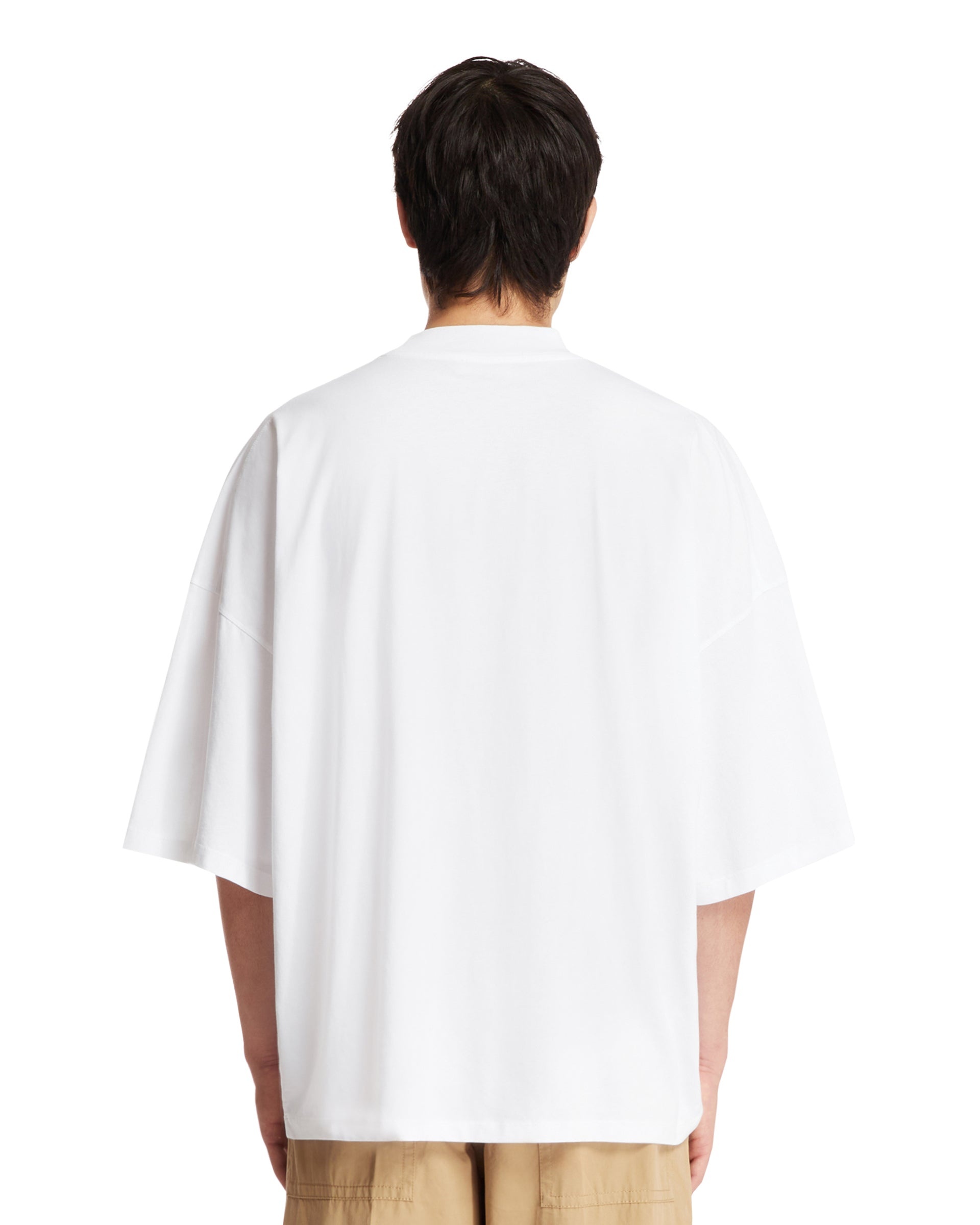 White Crew-Neck T-Shirt - 3