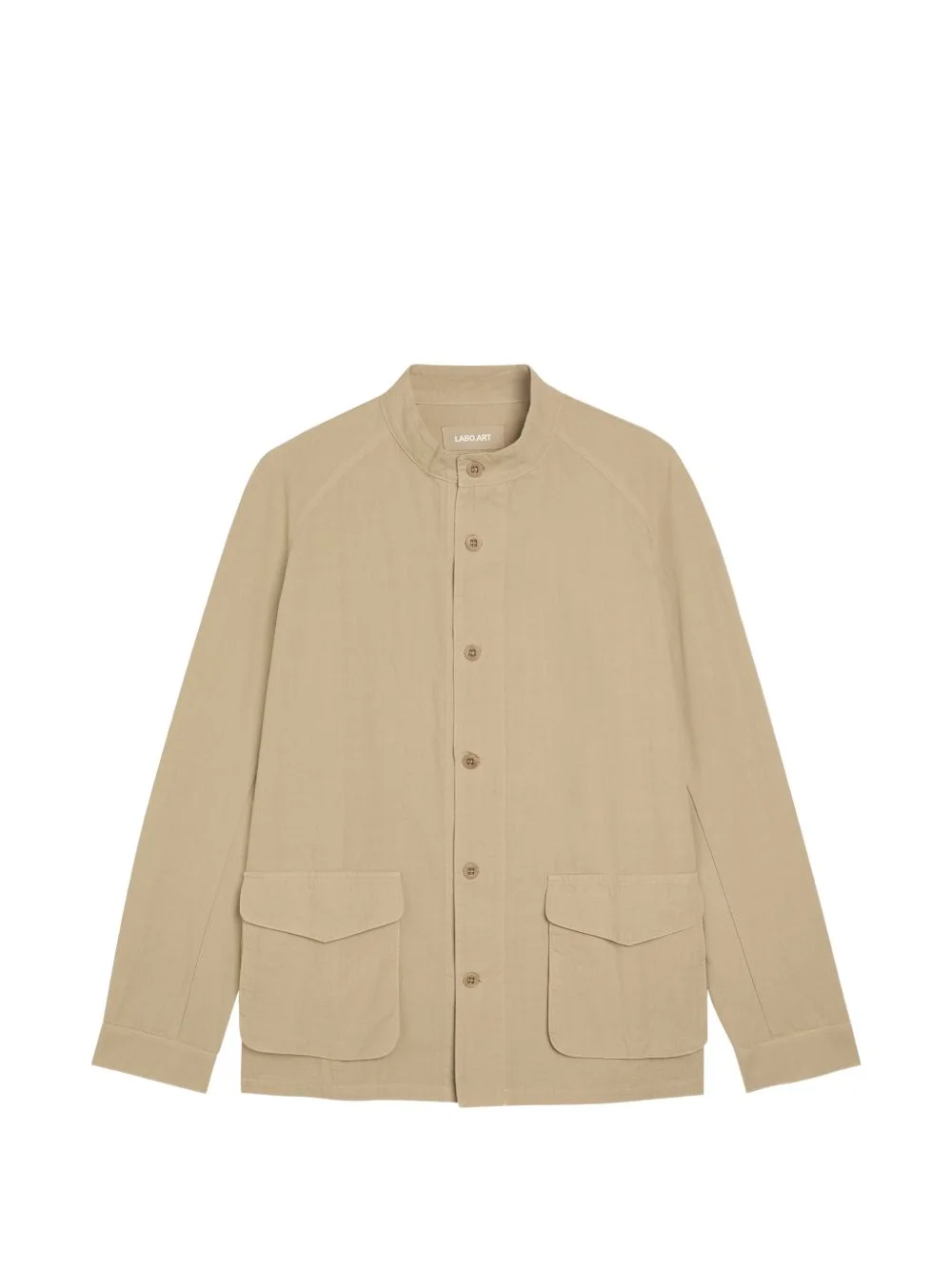 patch pocket cotton shirt - 1