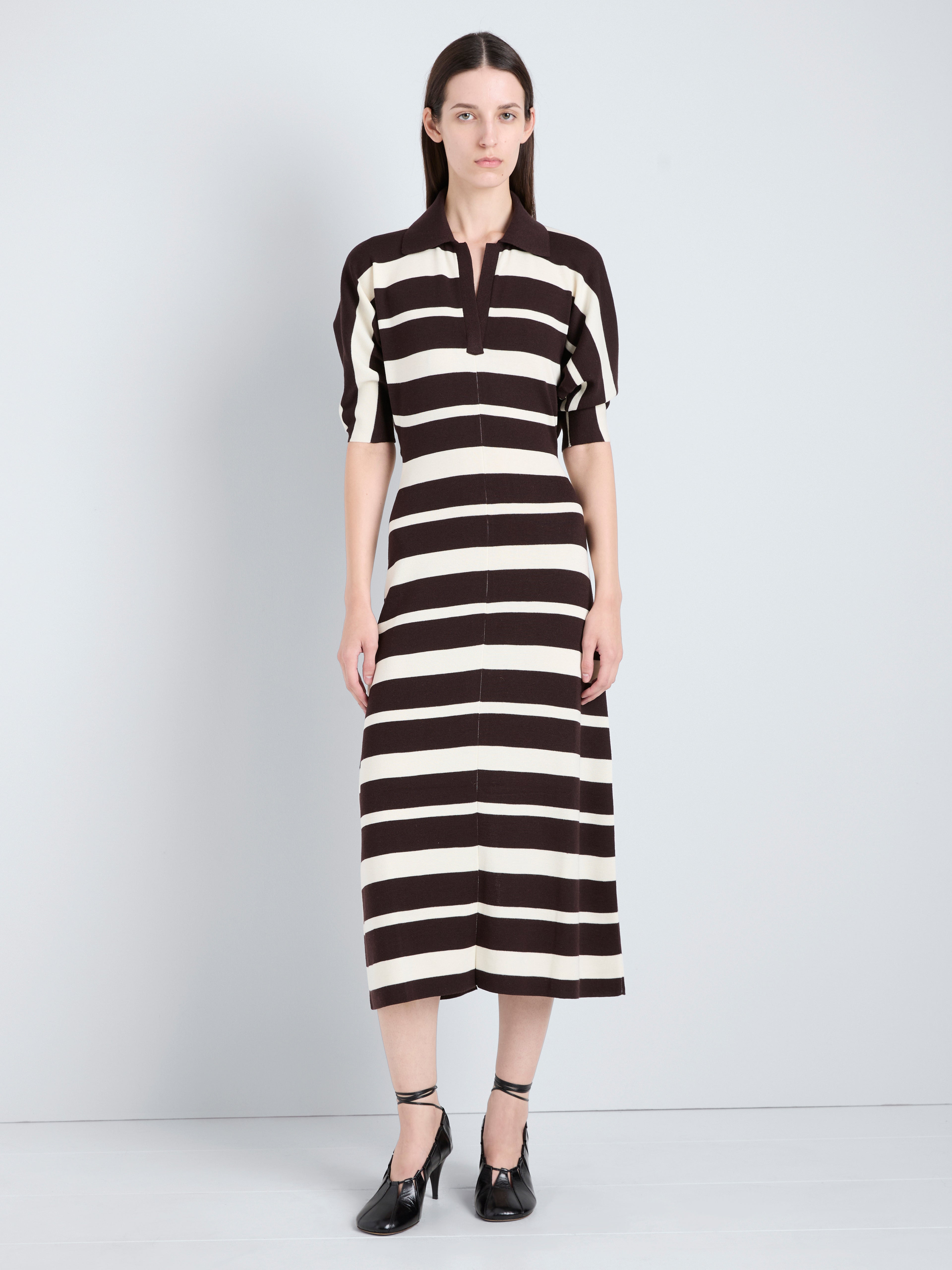 Solana Dress in Superfine Merino Silk - 2