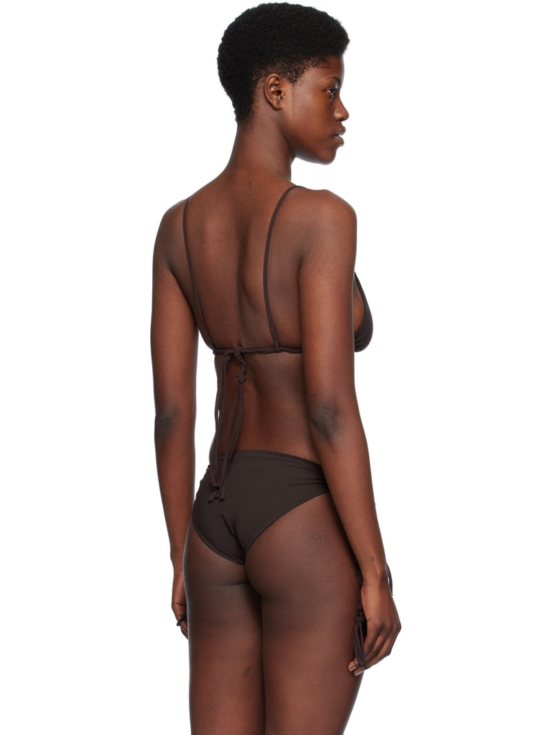 Brown Tangle Bikini Top 3