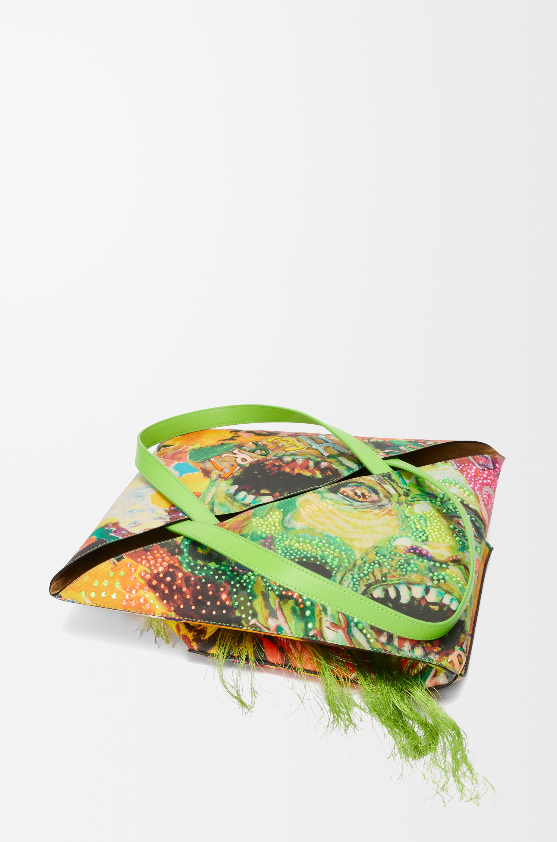 XL Puzzle Fold tote in classic calfskin - 6