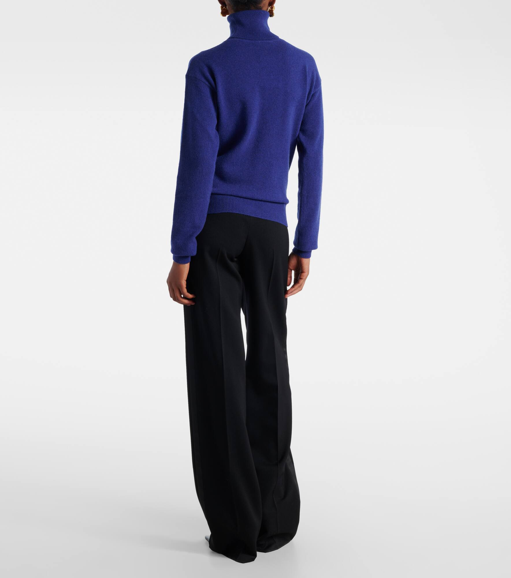 Cashmere and wool turtleneck sweater - 3