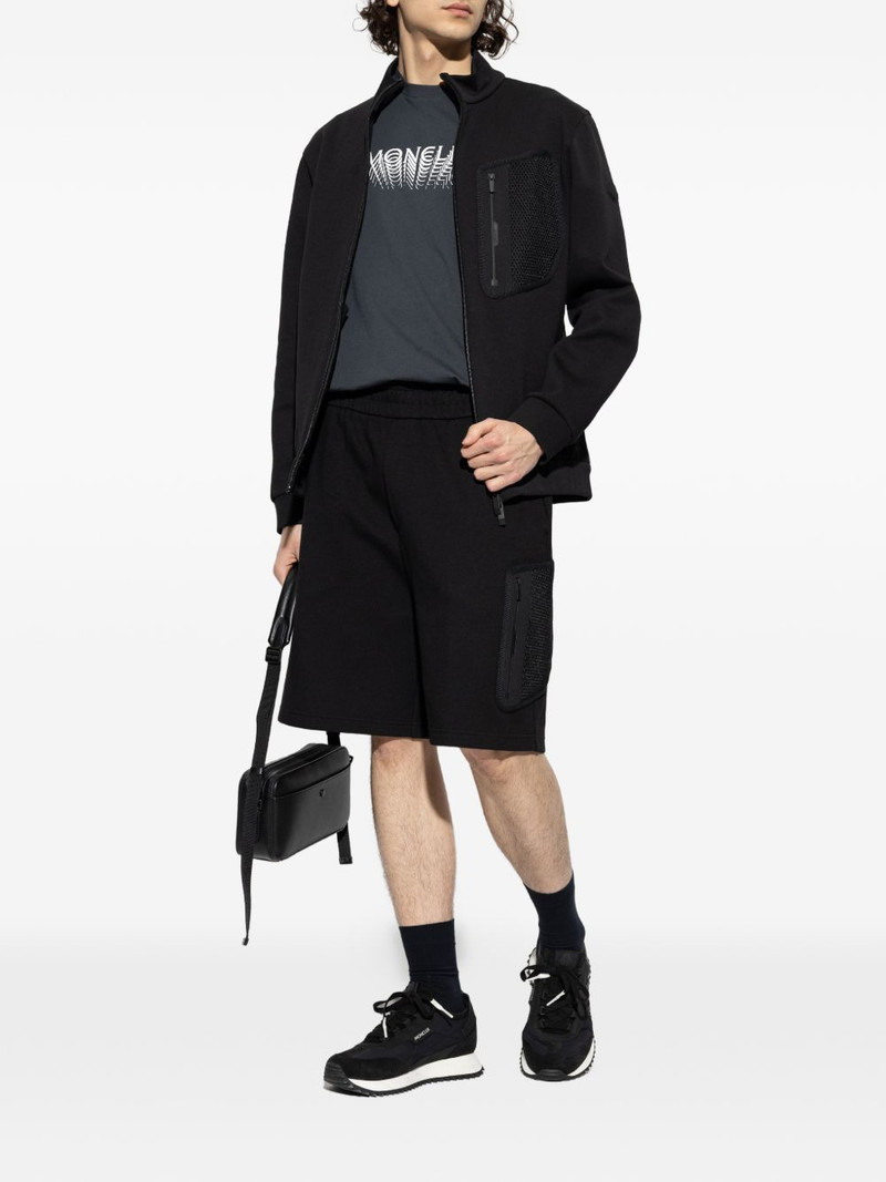 Moncler zip-pocket track shorts outlook