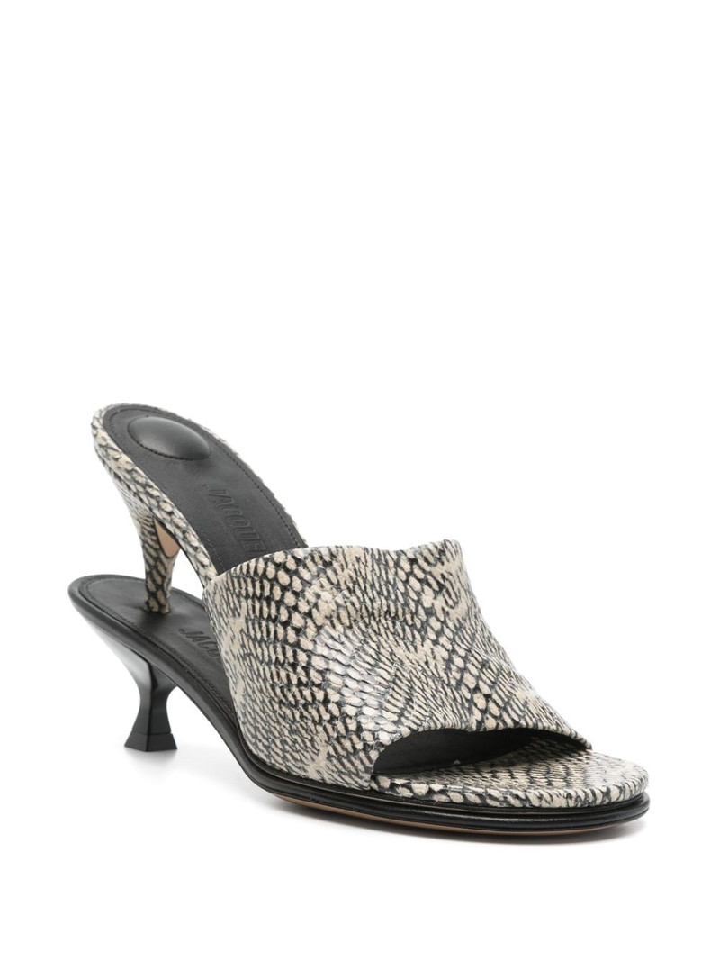 JACQUEMUS 110mm Les Doubles Hi mules outlook