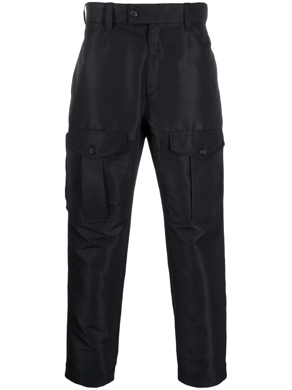 tapered-leg cargo-pocket trousers - 1