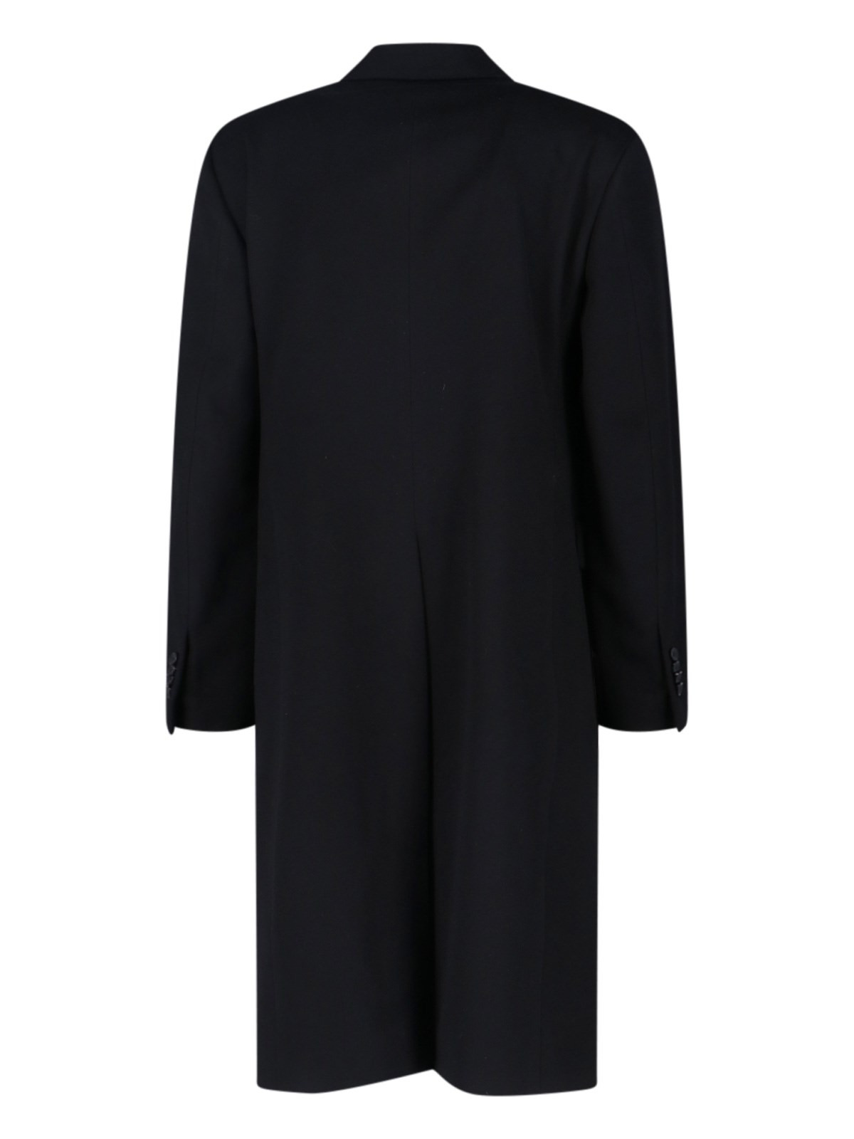 DOUBLE-BREASTED VIRGIN WOOL COAT - 2