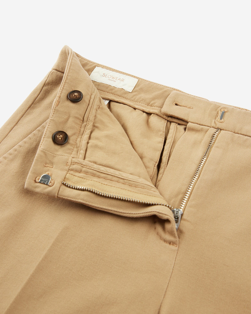 Slim fit trousers in stretch cotton drill 6