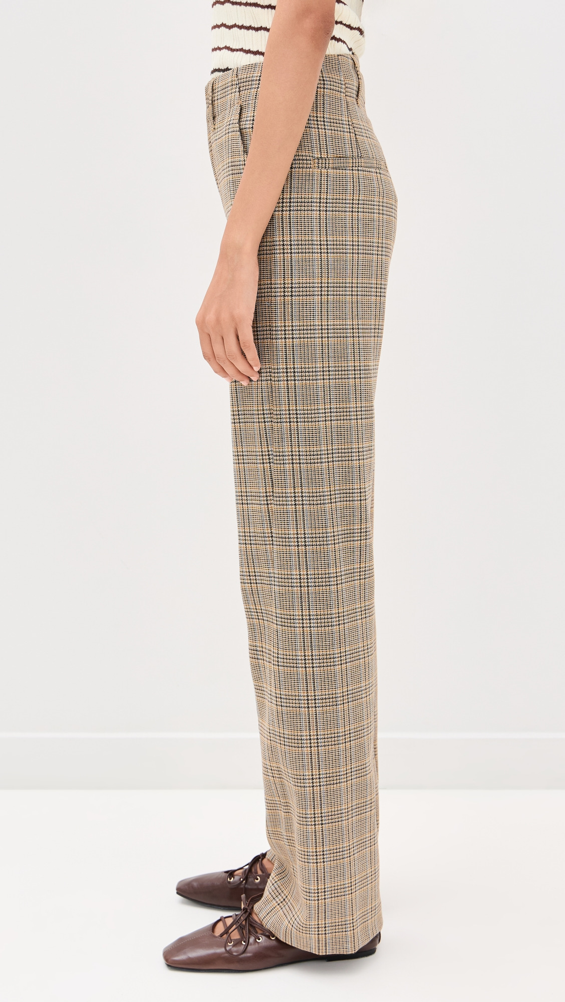 Shea Plaid Pants - 3