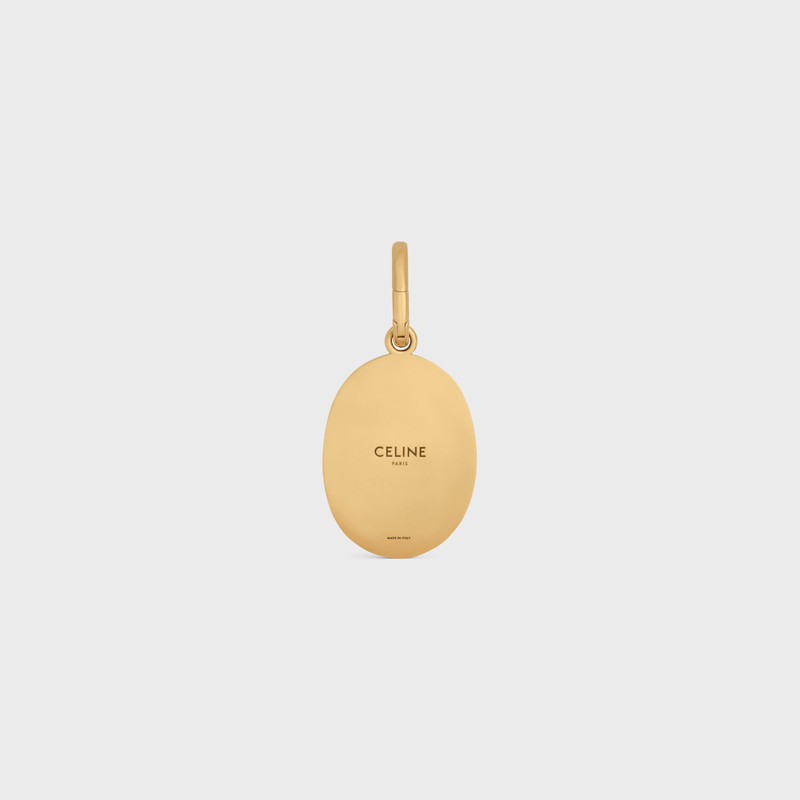 CHARMS MAISON CELINE MEDAL IN BRASS WITH GOLD FINISH 4