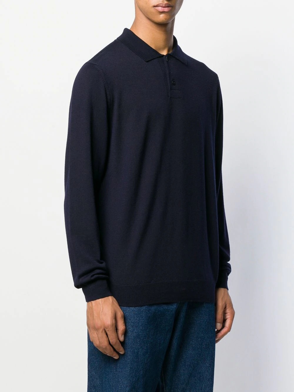 polo neck knitted sweater - 3