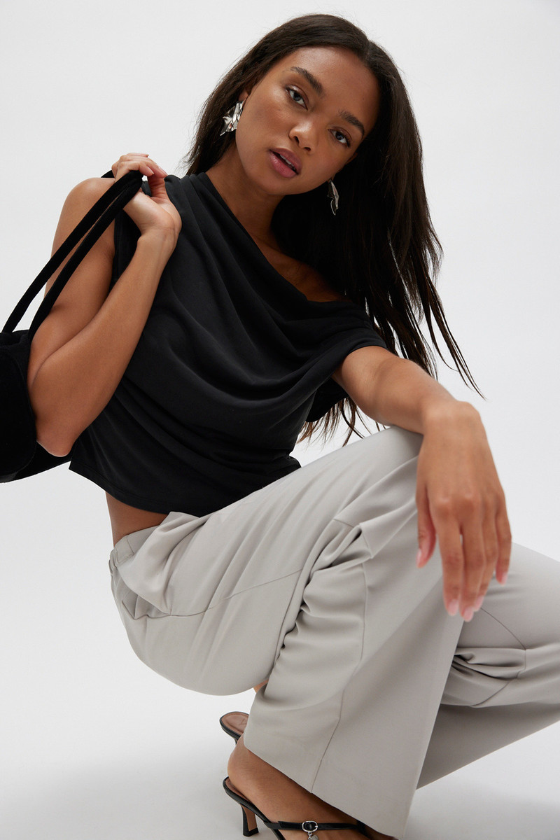 Blake Off-The-Shoulder Draped Top 4