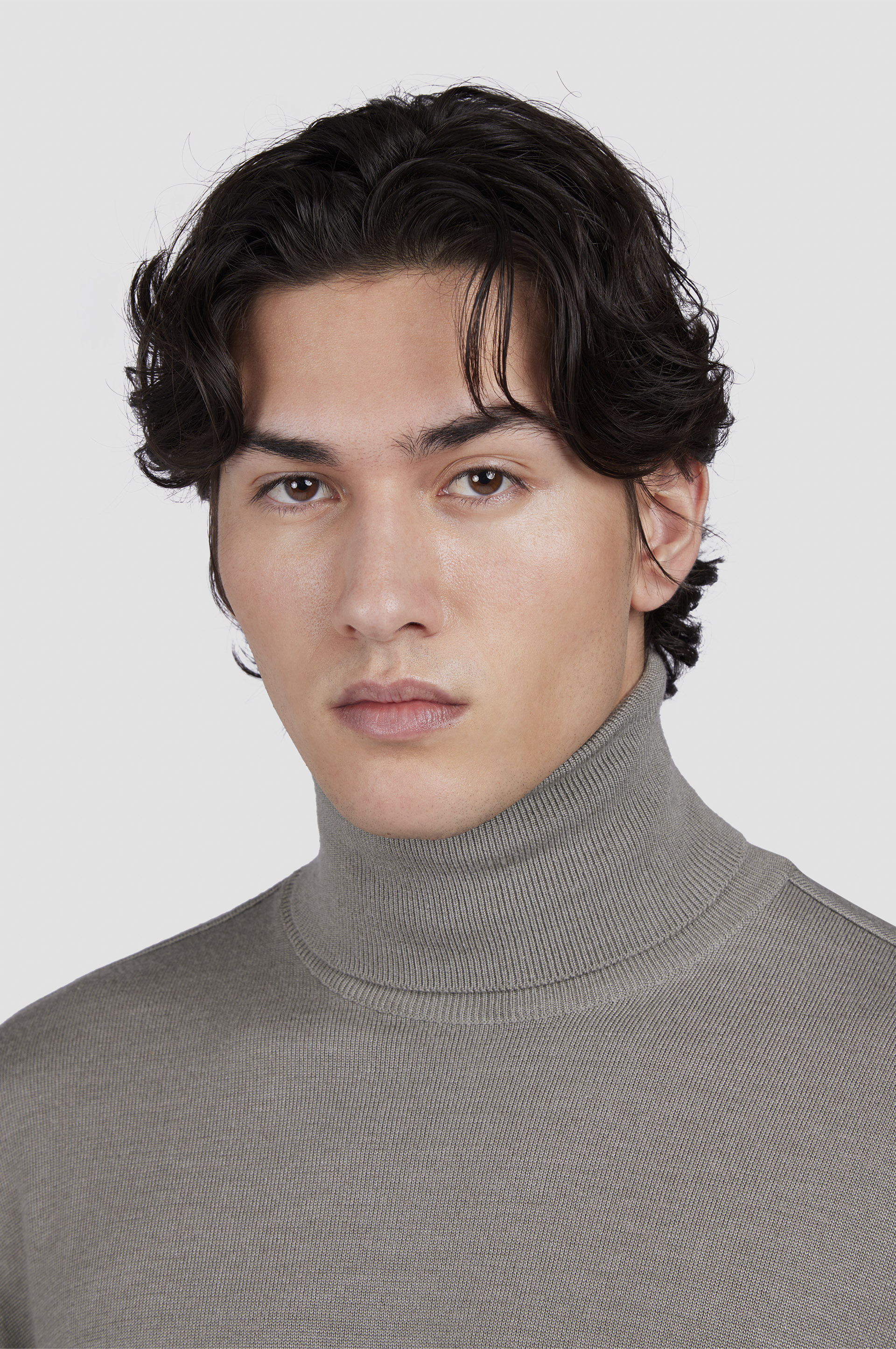 WOOL AND SILK TURTLENECK SWEATER - 4