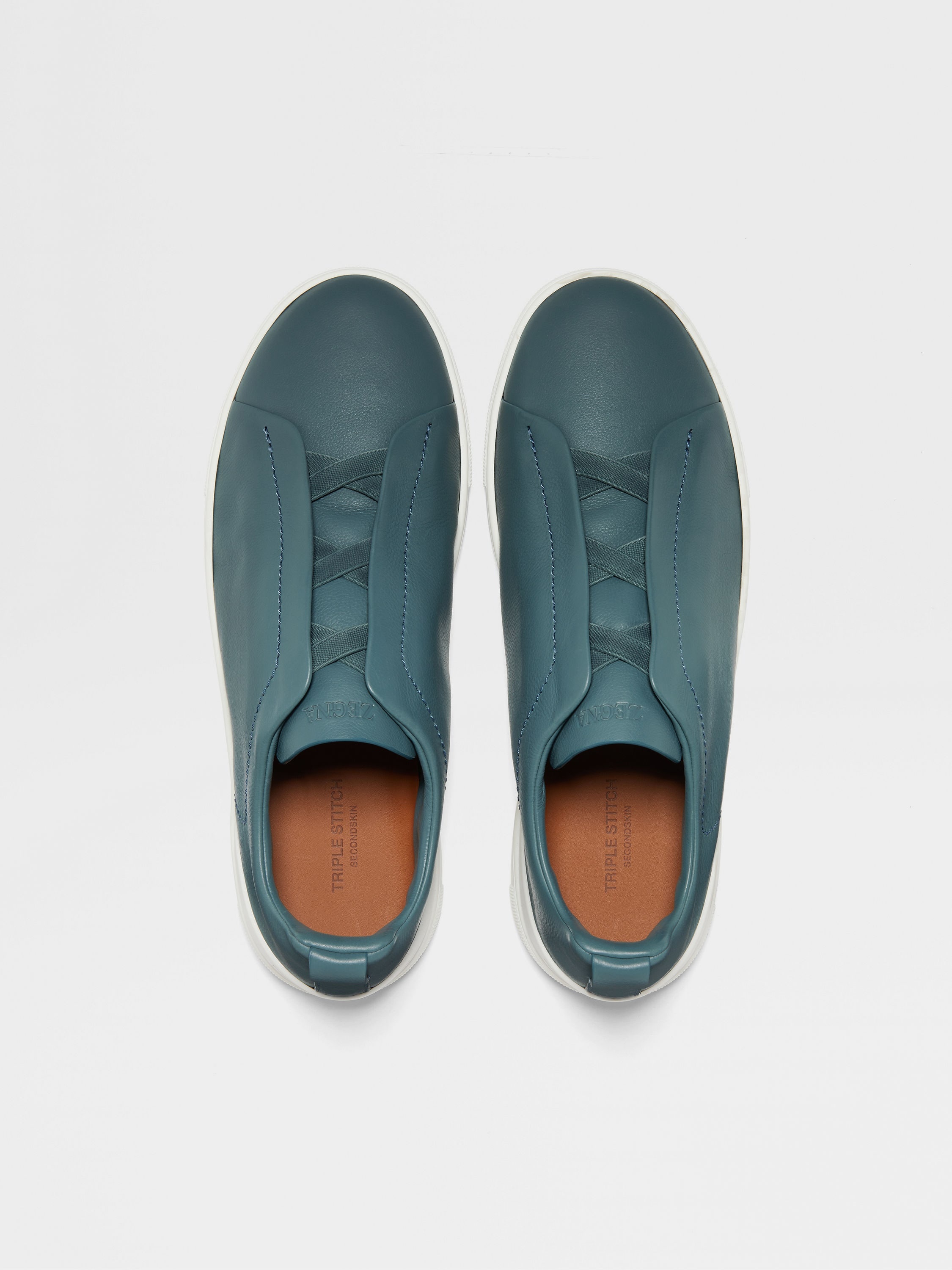 LIGHT BLUE TRIPLE STITCH™ SECONDSKIN SNEAKERS - 3