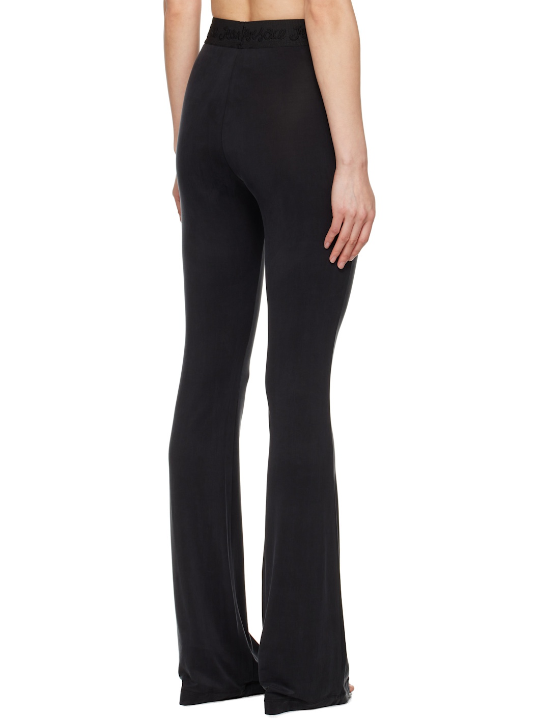 Black Flared Leggings - 3