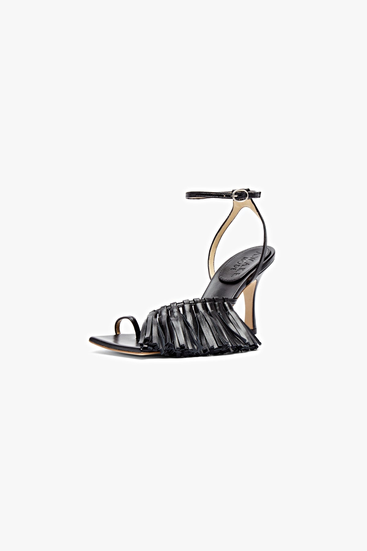 DELTA HIGH TASSEL SANDAL BLACK PRE-ORDER - 3