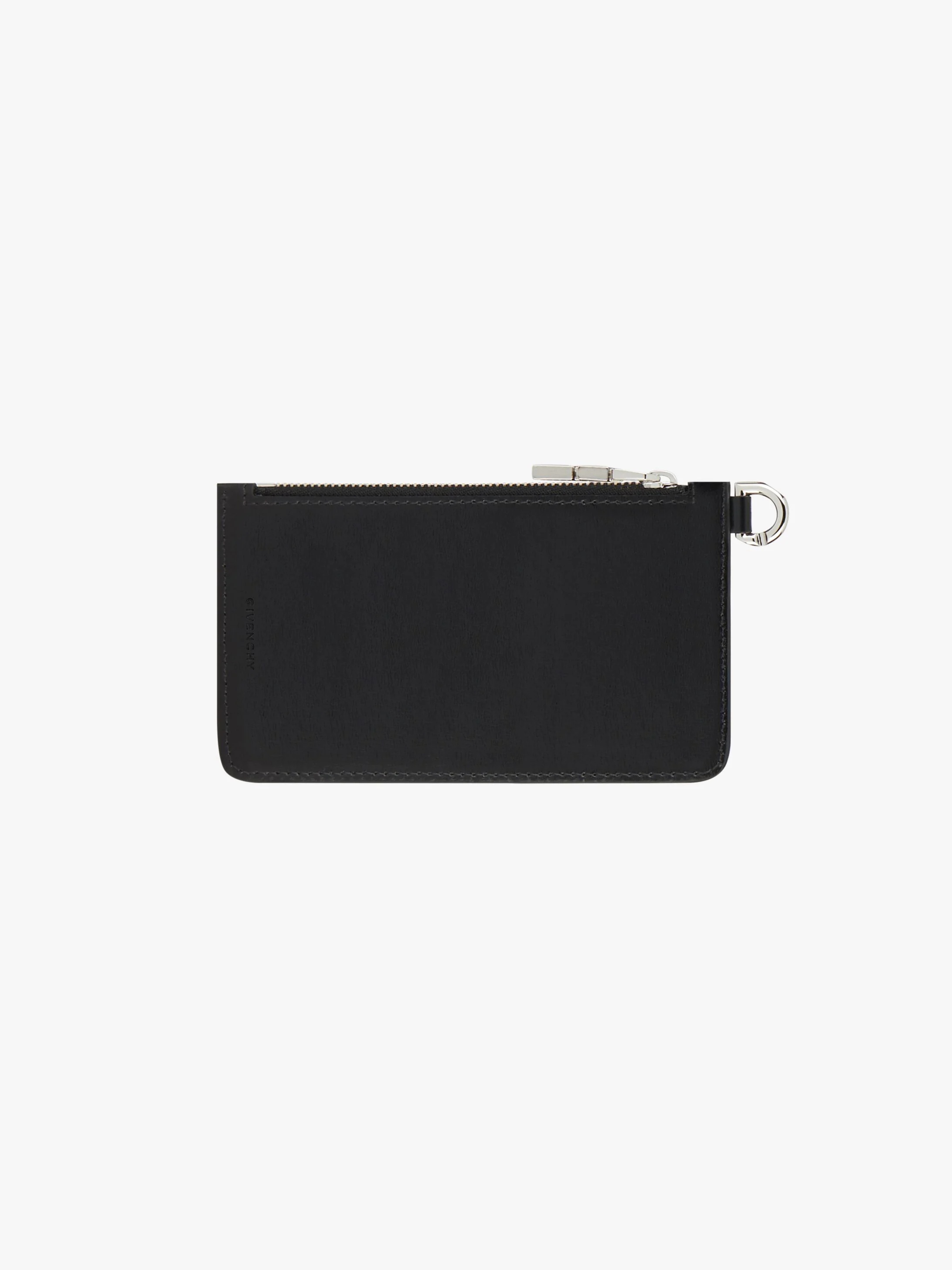 4G ZIPPED CARDHOLDER IN BOX LEATHER - 2