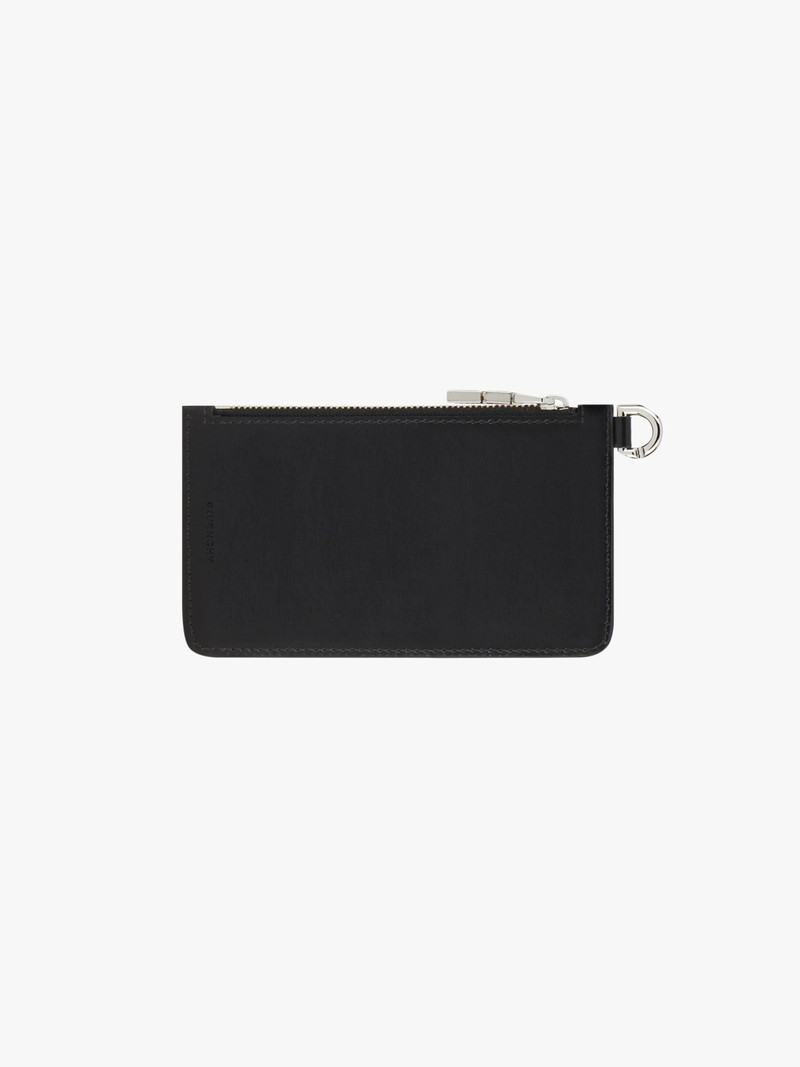 Givenchy 4G ZIPPED CARDHOLDER IN BOX LEATHER outlook
