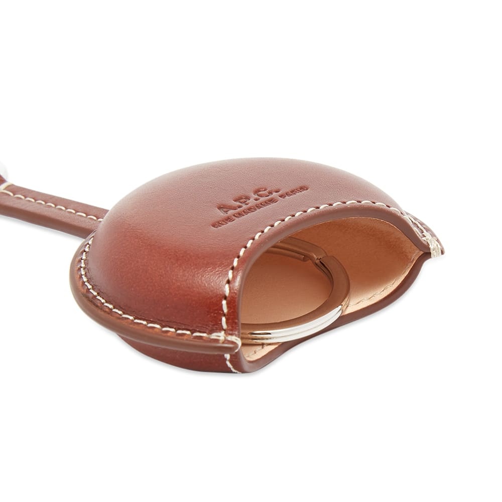 A.P.C. Ambre Leather Keyring - 3