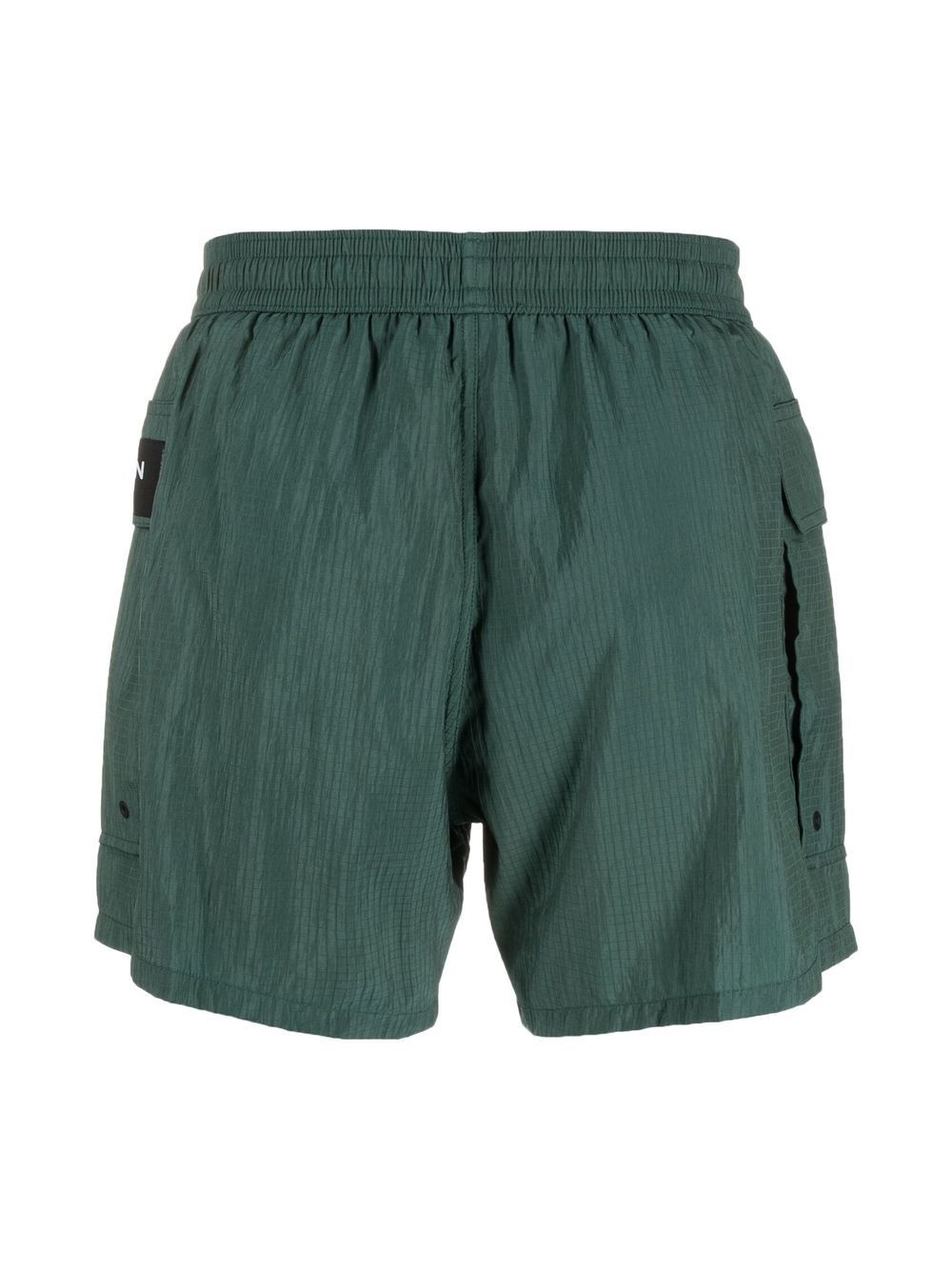 logo-patch drawstring swim shorts - 2